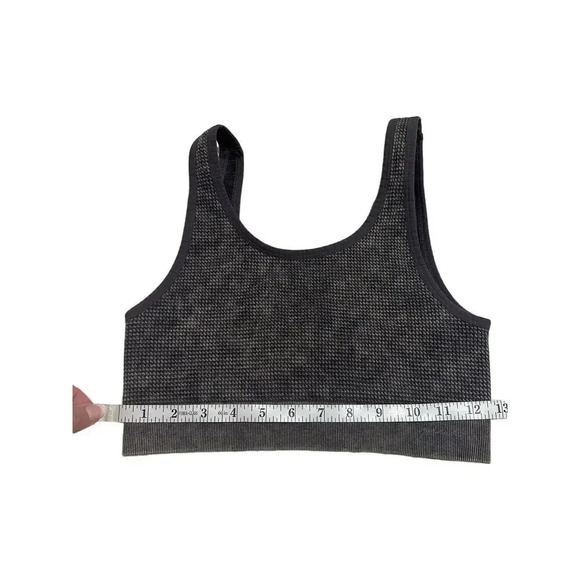 Victoria's Secret PINK Sports Bra Bralette Size Large Textured Brown Athleisure - Picture 5 of 5